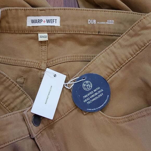 NWT Warp + Weft DUb Dublin Relaxed Straight Jeans Size 32x32 - Picture 7 of 9
